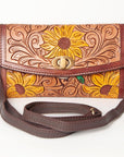 American Darling Hand Tooled Genuine Leather Women Bag Western Handbag Purse
