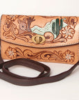 American Darling Hand Tooled Genuine Leather Women Bag Western Handbag Purse