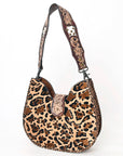 American Darling Hobo Hand Tooled Hair-On Genuine Leather women bag western handbag purse