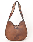 American Darling Hobo Hand Tooled Hair-On Genuine Leather women bag western handbag purse