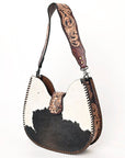 American Darling Hobo Hand Tooled Hair-On Genuine Leather women bag western handbag purse