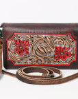 ADBG1080 American Darling Organiser Hand Tooled Genuine Leather women bag western handbag purse