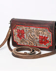 ADBG1080 American Darling Organiser Hand Tooled Genuine Leather women bag western handbag purse