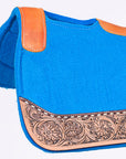 32" X 30" Hilason Horse Saddle PAD Western Contoured Wool Felt Moisture Wicking Saddle Pad