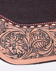 32" X 30" Hilason Horse Saddle PAD Western Contoured Wool Felt Moisture Wicking Brown