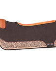 32" X 30" Hilason Horse Saddle PAD Western Contoured Wool Felt Moisture Wicking Brown