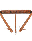 Comfytack Horse Western Carved Leather Rear Flank Back Cinch Girth Saddle Billets