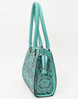 ADBGZ732B American Darling Hand Tooled Genuine Leather Women Bag Western Handbag Purse