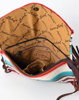 ADBGS178BH American Darling Saddle Blanket Genuine Leather Women Bag Western Handbag Purse