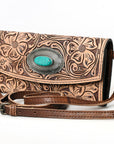 American Darling Wallet Hand Tooled Genuine Leather women bag western handbag purse