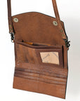 American Darling Wallet Hand Tooled Genuine Leather women bag western handbag purse