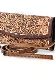 American Darling Wallet Hand Tooled Genuine Leather women bag western handbag purse