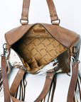 ADBG1090 American Darling Duffel Hair-On Genuine Leather women bag western handbag purse