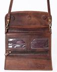 Hand Tooled Hand Painted Genuine Leather women bag western handbag purse