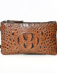 American Darling Coin Purse Hand Tooled Genuine Leather women bag western handbag purse