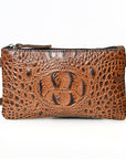 American Darling Coin Purse Hand Tooled Genuine Leather women bag western handbag purse