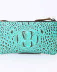 American Darling Coin Purse Hand Tooled Genuine Leather women bag western handbag purse