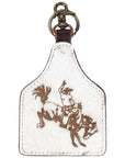 American Darling ADKRM114 Hair-On Genuine Leather Keyring