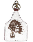 American Darling ADKRM115 Hair-On Genuine Leather Keyring