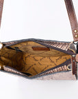 American Darling Crocodile Embossed Genuine Leather Women Bag Western Handbag Purse