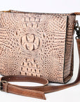 American Darling Crocodile Embossed Genuine Leather Women Bag Western Handbag Purse