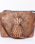 American Darling Crocodile Embossed Genuine Leather Women Bag Western Handbag Purse