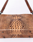 American Darling Crocodile Embossed Genuine Leather Women Bag Western Handbag Purse