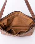 American Darling Crocodile Embossed Genuine Leather Women Bag Western Handbag Purse