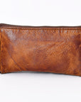Never Mind Nmbgm106H Wallet Vintage Handmade Genuine Cowhide Leather Women Bag Western Handbag Purse