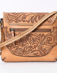 American Darling Small Crossbody Hand Tooled Genuine Leather women bag western handbag purse