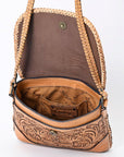 American Darling Small Crossbody Hand Tooled Genuine Leather women bag western handbag purse