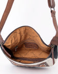 ADBG1110 American Darling Fanny Pack Hand Tooled Hair-On Genuine Leather women bag western handbag purse
