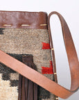 American Darling ADBG1114 Hobo Hobo Saddle Blanket Genuine Leather Women Bag Western Handbag Purse