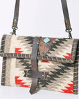 ADBG1117 American Darling Wallet Saddle Blanket Genuine Leather women bag western handbag purse