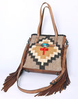 ADBG1120 American Darling Tote Saddle Blanket Genuine Leather women bag western handbag purse