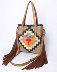 ADBG1120 American Darling Tote Saddle Blanket Genuine Leather women bag western handbag purse
