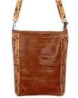 American Darling ADBG379 Large Crossbody Hand Tooled Genuine Leather women bag western handbag purse