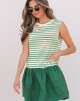 Dorothy Woven Ruffled Sleeveless Mini Dress