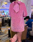Sequin Bow Dress