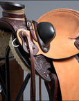 Western Horse Wade Saddle American Leather Ranch Roping Dark Brown