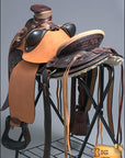 Western Horse Wade Saddle American Leather Ranch Roping Dark Brown