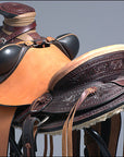 Western Horse Wade Saddle American Leather Ranch Roping Dark Brown