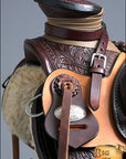 Western Horse Wade Saddle American Leather Ranch Roping Dark Brown