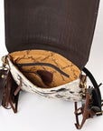 ADBGA333 American Darling Hand Tooled Hair On Genuine Leather Women Bag Western Handbag Purse