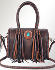 American Darling Duffel Genuine Leather Women Bag Western Handbag Purse