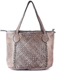 Never Mind Nmbgm103E Tote Vintage Handmade Genuine Cowhide Leather Women Bag Western Handbag Purse
