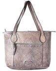 Never Mind Nmbgm103E Tote Vintage Handmade Genuine Cowhide Leather Women Bag Western Handbag Purse