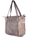 Never Mind Nmbgm103E Tote Vintage Handmade Genuine Cowhide Leather Women Bag Western Handbag Purse