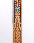 HILASON Western Genuine Leather Belt for Men Women Cowboy Cowgirl Handmade Unisex Full Grain Heavy Duty Tooled Beaded Belt
