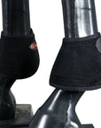 HILASON Bell Boots for Horses No Turn Protection Comfort & Durability Quick Wrap Hook and Loop Jumping Boots Sold in Pairs